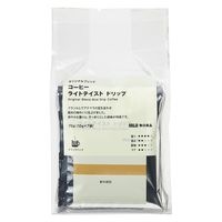 無印良品 オリジナルブレンドコーヒー ライトテイスト ドリップ 70g（10g×7バッグ） 1セット（1袋×2） 良品計画