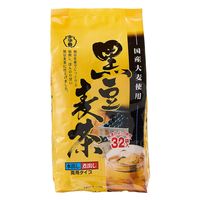 宇治の露製茶 黒豆麦茶ティーバッグ 1セット（1袋（32バッグ入）×3） 【ノンカフェイン・水出し・煮出し】