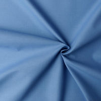 NBK エイティスクエア 無地 生地 綿100% シャーティング エーゲブルー ブルー系 巾約108cm×1m切売カット KD4630-31（直送品）