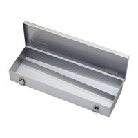 エスコ 545x185x 85mm 片開き工具箱 EA504AD-18 1個（直送品）