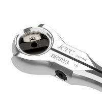 エスコ 3/8”DR/300mm スイベル式ラチェットハンドル EA618PA-12 1本（直送品）