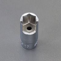 エスコ 3/8”DRx19mm エルボコネクタスソケット EA618PY-19A 1セット(2個)（直送品）
