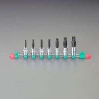 エスコ 1/2”DR/T30ーT70 [TORX]ビットソケットセット EA618RS-100 1セット（直送品）