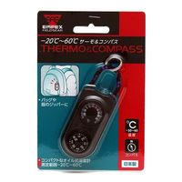 エスコ 30x 12x 60mm 温度計付コンパス EA739CB-24 1セット(4個)（直送品）