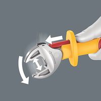 エスコ 13ー16mm(1/ 2”ー5/8”)絶縁クイックスパナ(ラチェット) EA560WS-303 1本（直送品）