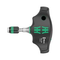 エスコ 1/4”Hex/ 89mm ドライバーハンドル(T型/ラチェット) EA560WB-17 1本（直送品）