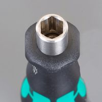 エスコ 1/4”Hex/ 78mm ドライバーハンドル(MG付) EA560WB-14 1セット(5本)（直送品）