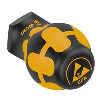 エスコ 1/4”Hex/ 64mm ドライバーハンドル(ESD) EA560WV-41 1セット(3本)（直送品）