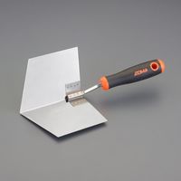 エスコ 内角鏝(パテ塗り用/ステンレス) EA588-91 1セット(2個)（直送品）