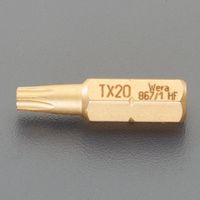 エスコ T40x25mm [Torx] ドライバービット(ホールド機能付) EA611AD-240 1セット(15本)（直送品）