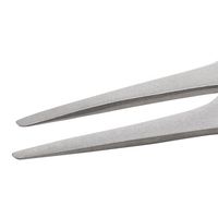 エスコ 1.9 x120mm/ 2A 超精密ピンセット(チタン製) EA595HB-12 1本（直送品）