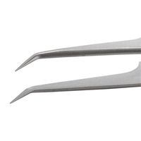 エスコ 0.3 x115mm/51S 超精密ピンセット(チタン製) EA595HB-41 1本（直送品）