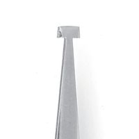 エスコ 2.0 x120mm/SM110 精密ピンセット(ステンレス) EA595HC-8 1セット(2本)（直送品）