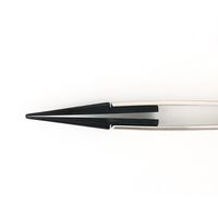 エスコ 130mm 交換式ピンセット(ESD/PEEK/ステンレス製) EA595HE-12 1セット(2本)（直送品）