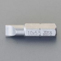 エスコ 1.6x8.0/25mm [ー]ドライバービット EA611AC-10 1セット(15本)（直送品）