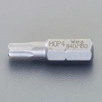 エスコ 6.0x25mm [Hexagon]ドライバービット(イジリ止付) EA611DC-360 1セット(7本)（直送品）
