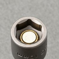 エスコ 8.0x65mm ナットセッター(マグネット付) EA612AZ-380 1セット(6個)（直送品）