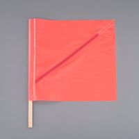 エスコ 460x420mm 手旗(メッシュ) EA916XL-51 1セット(3本)（直送品）