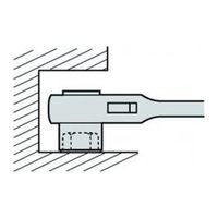 エスコ 22mm/ 310mm ラチェットレンチ(シノ付) EA602AS-22 1本（直送品）