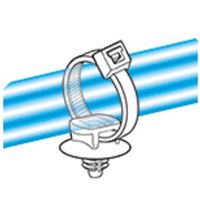 エスコ 結束バンド用ファーツリーマウント(耐熱・耐候/20個) EA475GH-86 1セット(6袋)（直送品）