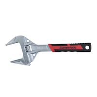 エスコ 50mm/250mm モンキーレンチ(超広口/軽量/薄型) EA530SE-42 1セット(2本)（直送品）