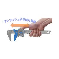 エスコ 80mm/284mm ワイドモーターレンチ(アルミ合金/早送り) EA530ZS-1 1セット(2本)（直送品）