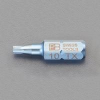 エスコ 8本組 [TORX]ドライバービット EA611PC-100 1セット（直送品）