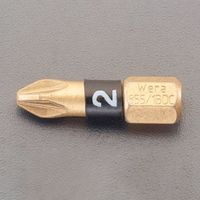 エスコ 6本組 [pozidriv， ー]ドライバービット(ダイヤ付) EA611AJ-46 1セット(2セット)（直送品）