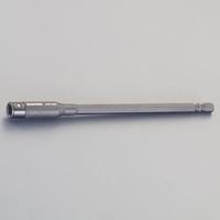 エスコ 1/4”Hex/100mm ビットホルダー(貫通型) EA611AX-331 1セット(5本)（直送品）