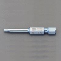 エスコ 6本組/T15ーT40 [TORX]ドライバービット EA611PG-105 1セット(2セット)（直送品）