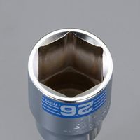 エスコ 19mm 電ドルソケット(高耐久/ビット交換式) EA612BG-19 1セット(2個)（直送品）