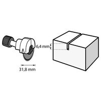 エスコ 31.8x0.6mm/穴9.2mm 丸鋸 EA818EC-21A 1セット(4枚)（直送品）