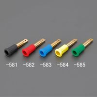 エスコ φ4mm プレスインソケット(黄) EA940DP-584 1セット(19個)（直送品）