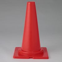 エスコ 295x295x450mm やわらかミニコーン(赤/5本) EA983FT-58 1組（直送品）