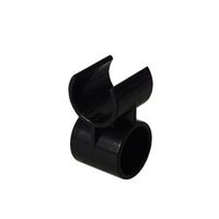 エスコ [パイプラック用] 3方向プラスチックジョイント(ブラック) EA976BY-476 1セット(39個)（直送品）