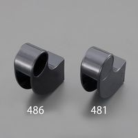 エスコ [パイプラック用] ボード取付けジョイント(ブラック) EA976BY-481 1セット(27個)（直送品）