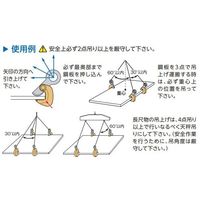 エスコ 2.0ton 横吊クランプ EA984FA-3 1個（直送品）