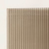 エスコ 910x910x4mm ポリカーボネートプラダン(ブロンズ/2枚) EA911BD-92A 1セット(1枚)（直送品）