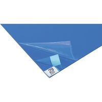 ブラストン BLASTON 帯電防止粘着マット 青 (10枚入) BSC-84ESD-B 1箱(10シート) 537-8955（直送品）