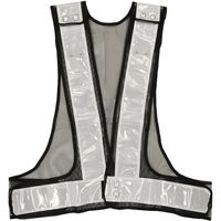 勝星産業 勝星 サイズ切替式安全ベスト ネイビー×シルバー KA-440 1セット(10枚) 572-2595（直送品）