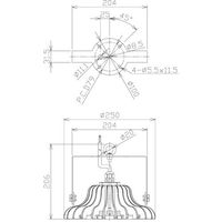 日機 高天井用LED照明 NLH110C-HL 1台 260-7491（直送品）