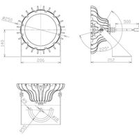 日機 高天井用LED照明 NLH60S-FL 1台 260-7494（直送品）