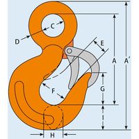 大洋製器工業 大洋 NSストッパー (2重ハズレ止) 5t(1033286) NSHK-5 1本(1個) 361-2232（直送品）