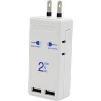 星光商事 STARLIGHT USBポート付モバイルタップ2個口2ポート2.4A SK-SMT2.4A 1台(1個) 424-4653（直送品）