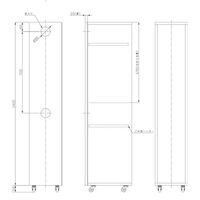 ブライトリート TRASH CANーBLACK ブラック TC-BL 1個（直送品）