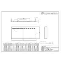 渡辺製作所 ワイドスリム前幕板 WGF3ー9530W ホワイト 1個（直送品）
