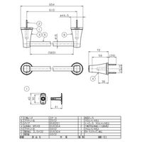 リラインス タオル掛 S3219ー610CH クロムメッキ 1個（直送品）