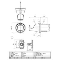 リラインス フック S3219HCH クロムメッキ 1個（直送品）