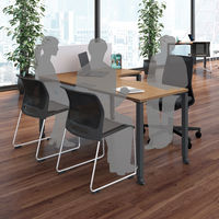 【組立設置込】コクヨ ワークフィット L字型テーブル アジャスター 幅1600mm SD-WFAL1616E6AMAWNN 1台（直送品）