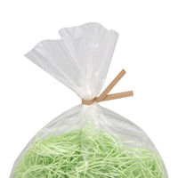 シモジマ 紙タイ 4×100 クラフト 500本入/袋(TW) 4547432080096 1箱(100袋)（直送品）